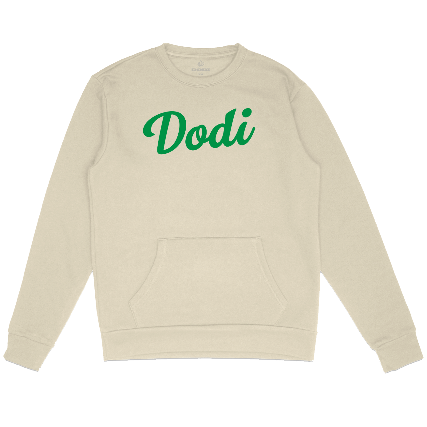 Dodi Core Green Vaxxine Script Hoodless Hoodie