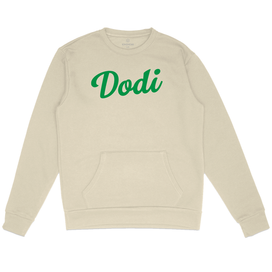 Dodi Core Green Vaxxine Script Hoodless Hoodie